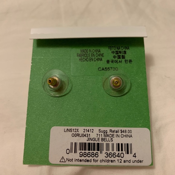 Brand new kate spade jingle bells earrings - Picture 3 of 3